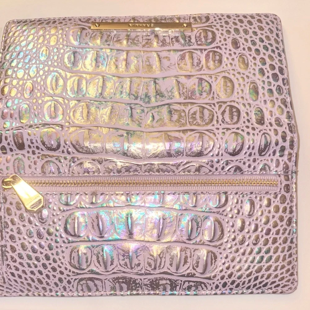 Brahmin Ady Wallet in Violet Wonderland - Picture 3 of 6